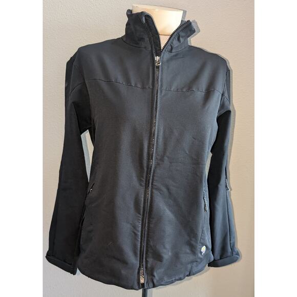 Mountain Hardwear Jackets & Blazers - Womens Mountain Hardwear Stretch Nylon Full Zip Softshell Jacket Black Sz Small